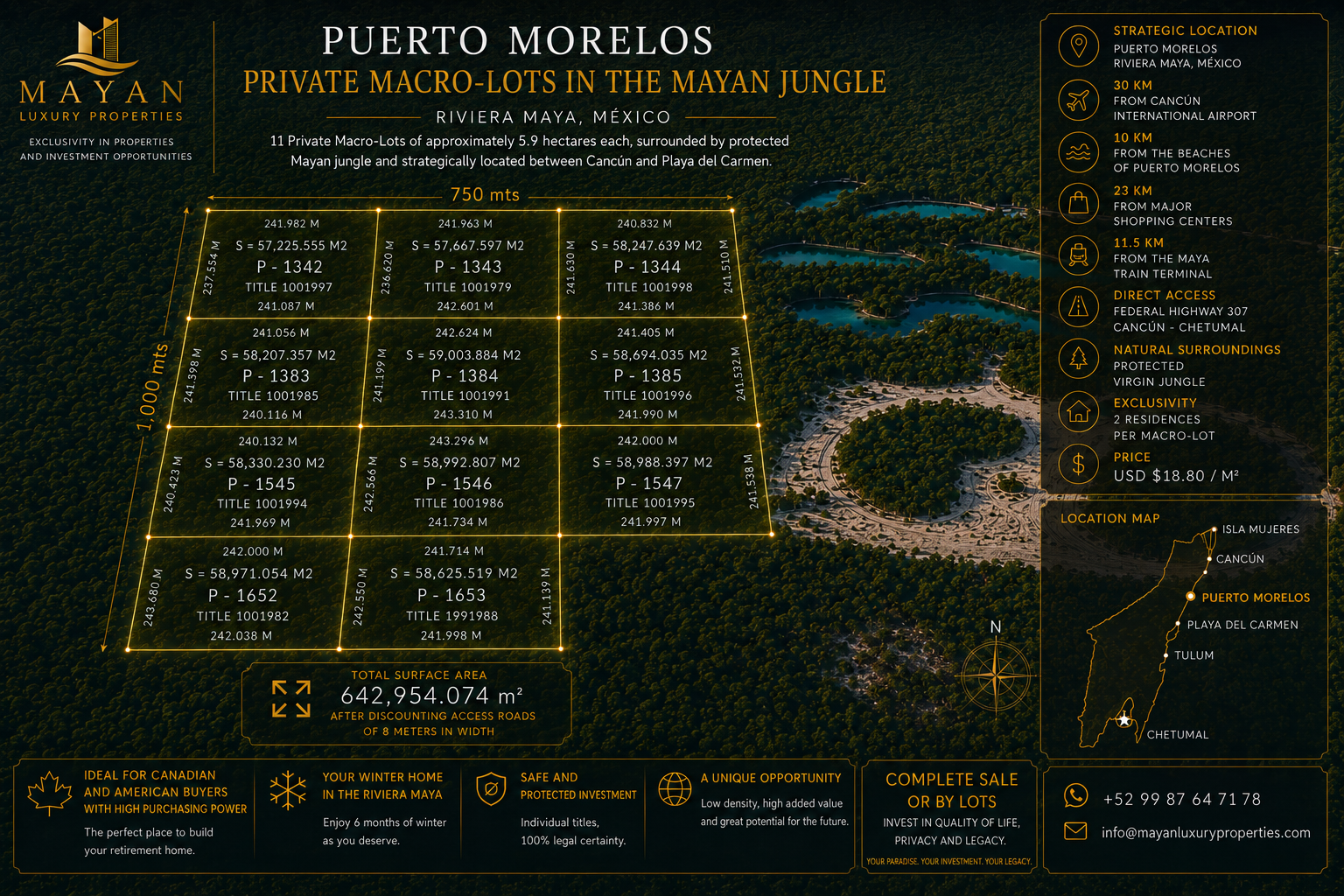 Macro Lots Puerto Morelos Mayan Luxury Properties