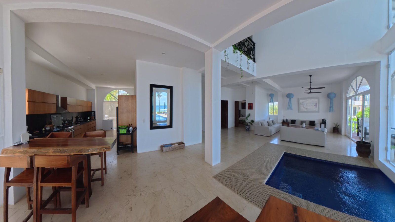 Villa frente al mar interiores