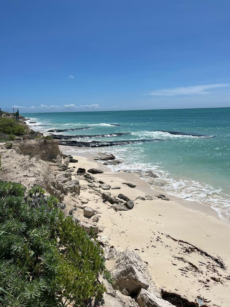 Playa del terreno Isla Blanca